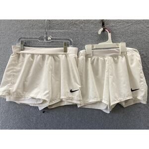Lot of 2 Nike Court Dri-FIT Victory 3in Shorts Big Girl Size medium Athletic
